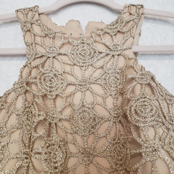 B DARLIN CROP TOP GOLD TOP...SIZE:5/6 - Picture 5 of 6